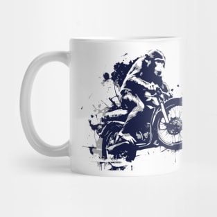 monkey on the motorbike Mug